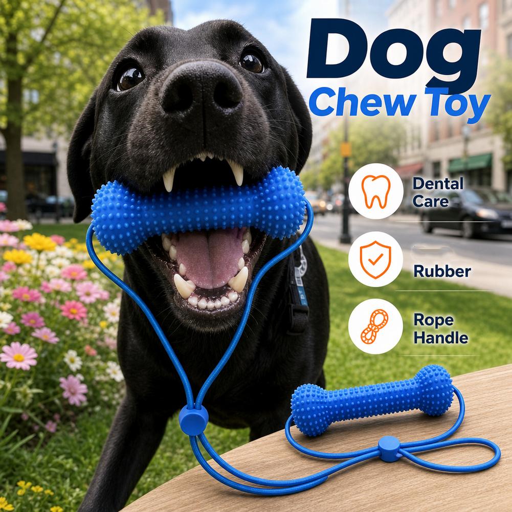 Pet Dental Chew Toy - Dual-Action-Hundezahnpflege-Mundspange, Kauspielzeug für Haustiere, Hilfsmittel für