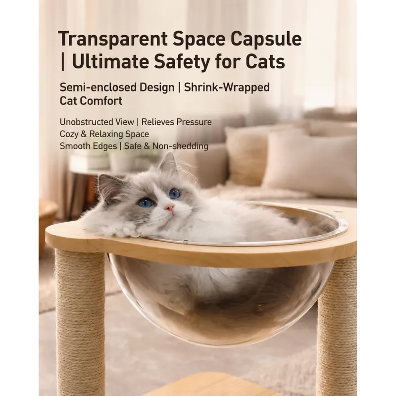 Umweltfreundlicher Massivholz- – Cat Scratching Post Bewertung und Preis
