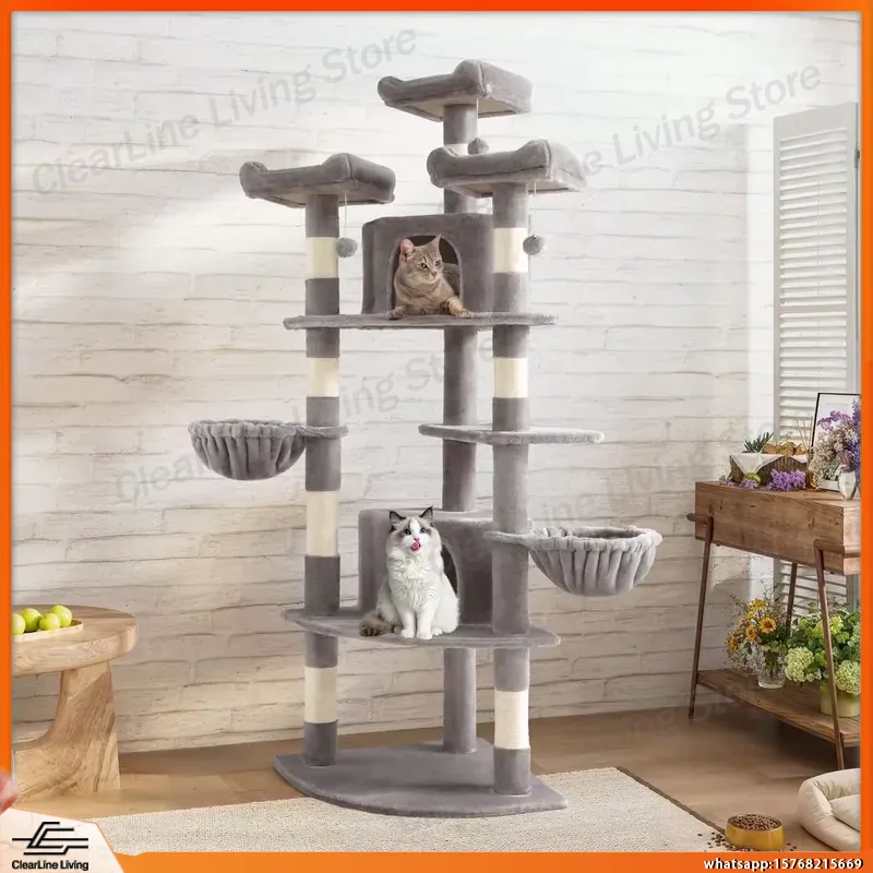 Fächerförmiger Eck-Kratzbaum 1 – Cat Scratching Post Bewertung und Preis