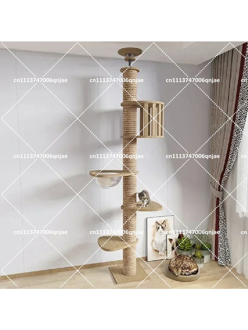 Indoor-Katzenbaum aus Holz mit – Cat Scratching Post Bewertung und Preis