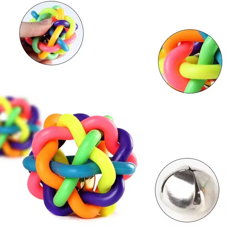 Bunter Glockenball als Beliebt – Pet Dental Chew Toy Bewertung und Preis