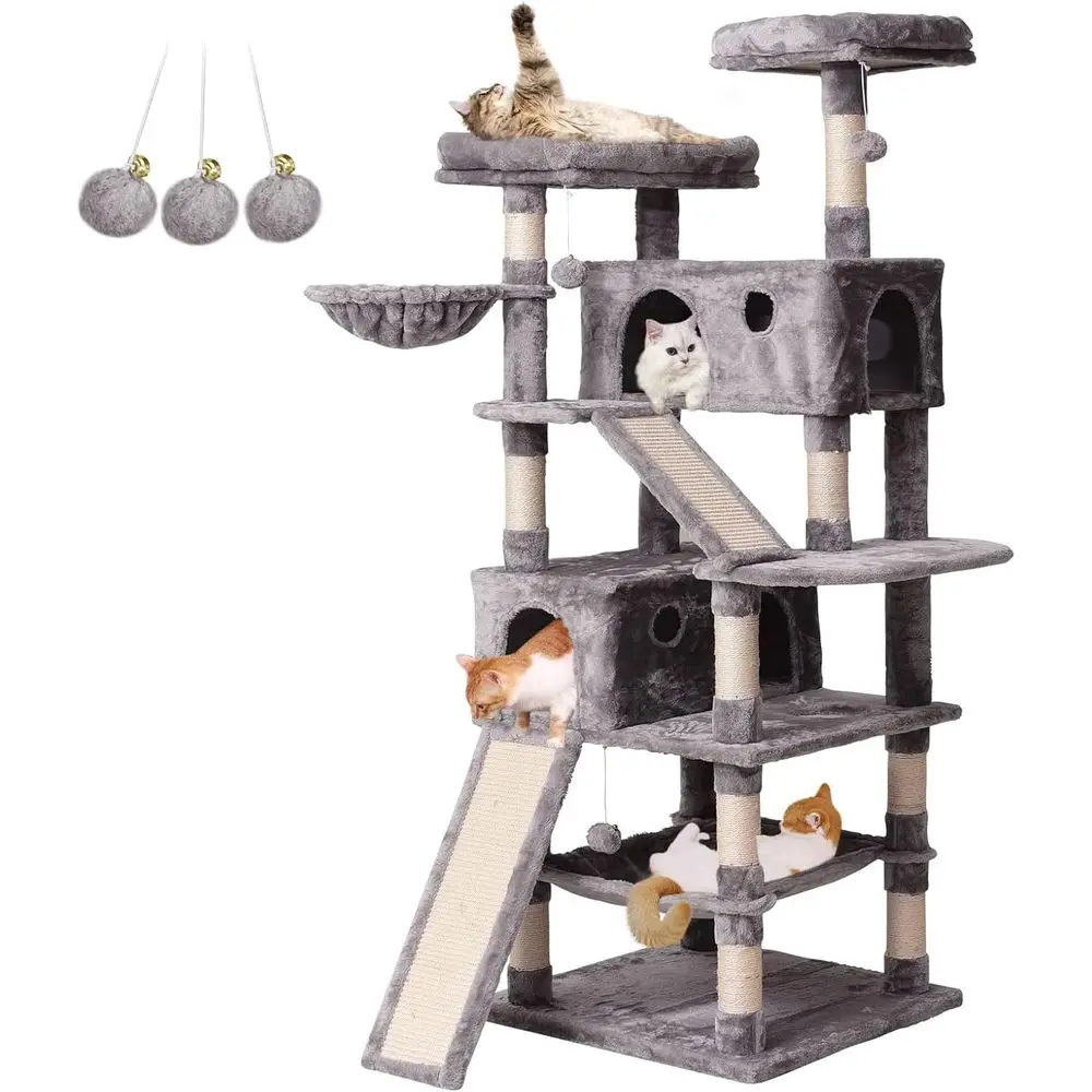 Mehrstöckiger 70,1-Zoll-Kratzb – Cat Scratching Post Bewertung und Preis