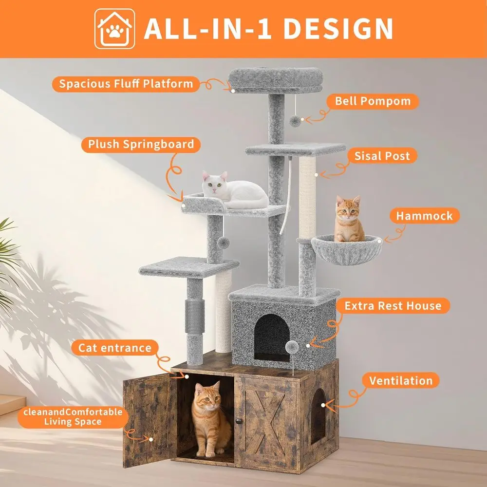 Großer Mehrstöckiger Katzenbau – Cat Scratching Post Bewertung und Preis