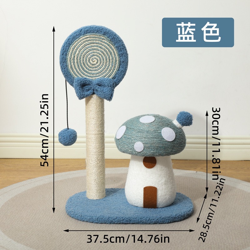 Niedliches Pilzhaus-Kratzboard – Cat Scratching Post Bewertung und Preis