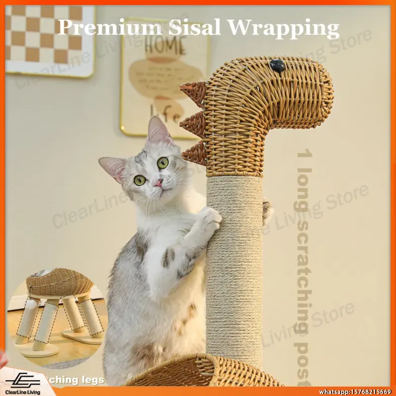 Dinosaurier-Katzenbaum mit Sis – Cat Scratching Post Bewertung und Preis