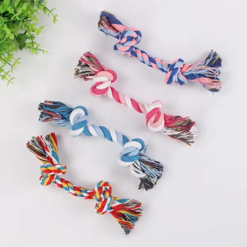 Buntes Haustier-Baumwollseil-K – Pet Dental Chew Toy Bewertung und Preis