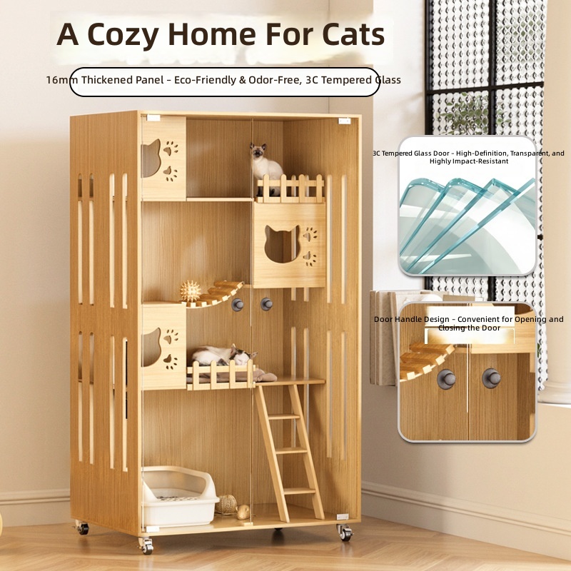 Großes Mehrstöckiges Katzenhau – Cat Scratching Post Bewertung und Preis